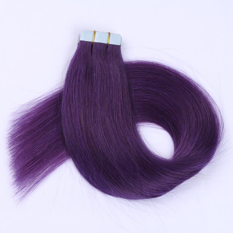 Best virgin cuticle one donor hair tape in hair weft made in China tape extensions YJ274